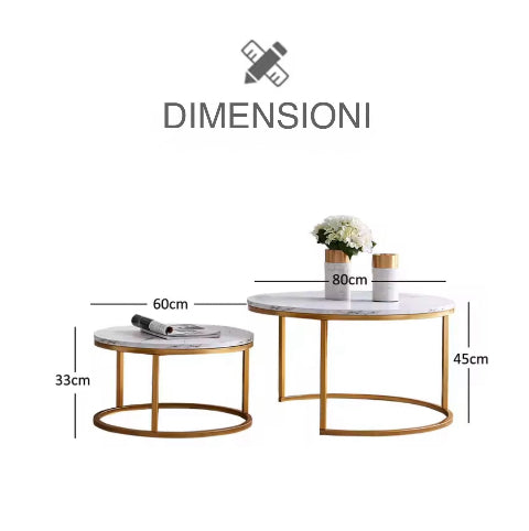 ETEREA - Set due tavolini