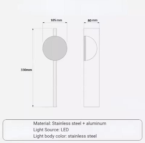 FIRE - Applique moderna da parete