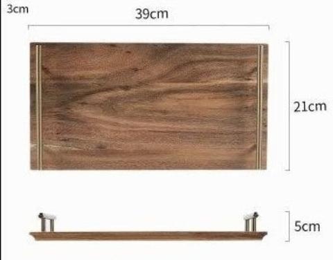 NATURAL - Vassoio in legno di acacia