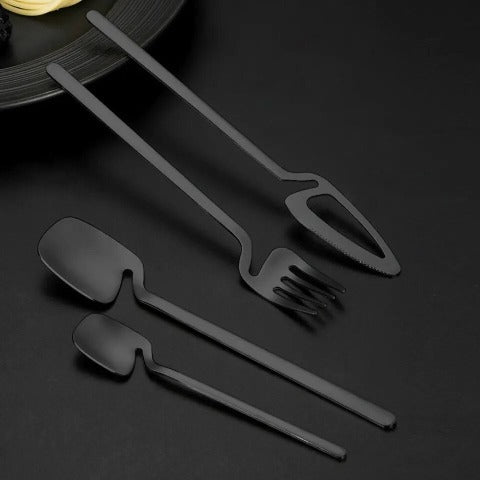 STRANGE SET - Set posate acciaio inox