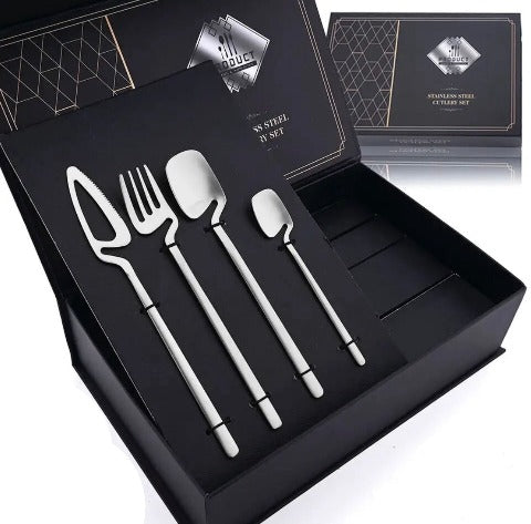 STRANGE SET - Set posate acciaio inox