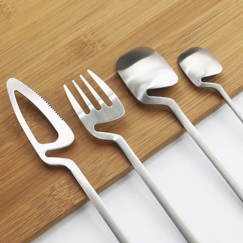 STRANGE SET - Set posate acciaio inox