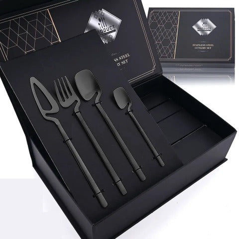 STRANGE SET - Set posate acciaio inox