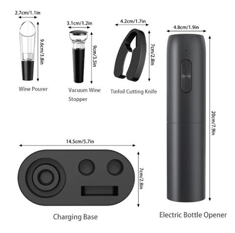 VIN EASE - Cavatappi elettrico con accessori
