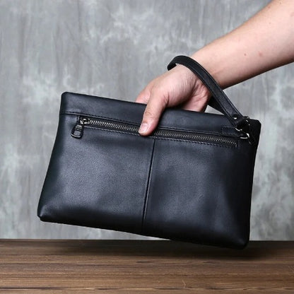 LUX - Pochette in vera pelle