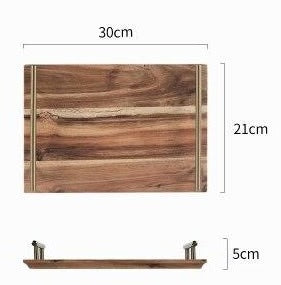 NATURAL - Vassoio in legno di acacia