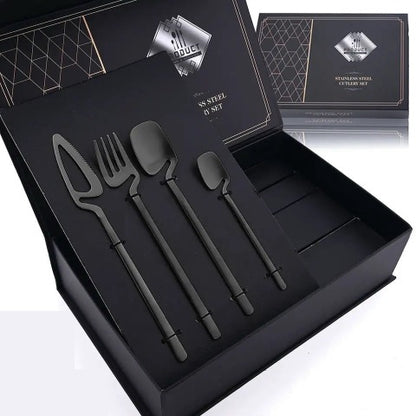 STRANGE SET - Set posate acciaio inox